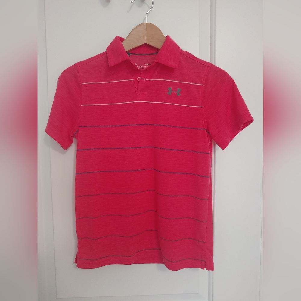 Under Armour Boys Medium Golf Polo
